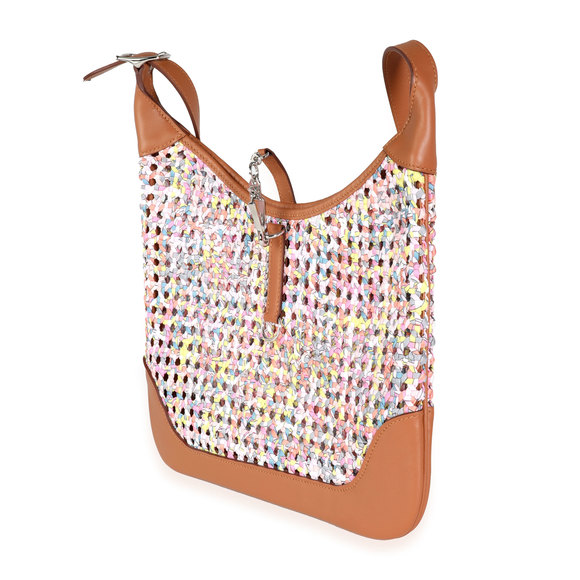 Hermès Multicolor Rose Sakura Gold Swift Faubourg Rainbow Silky Trim 31 PHW - Picture 3 of 5